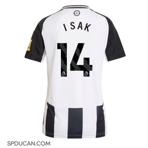 Zenski Nogometni Dres Newcastle United Alexander Isak #14 Domaci 2024-25 Kratak Rukav